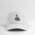 Life is dead. Jerry's Hog Grateful Dead Stealie Dad Hat - white